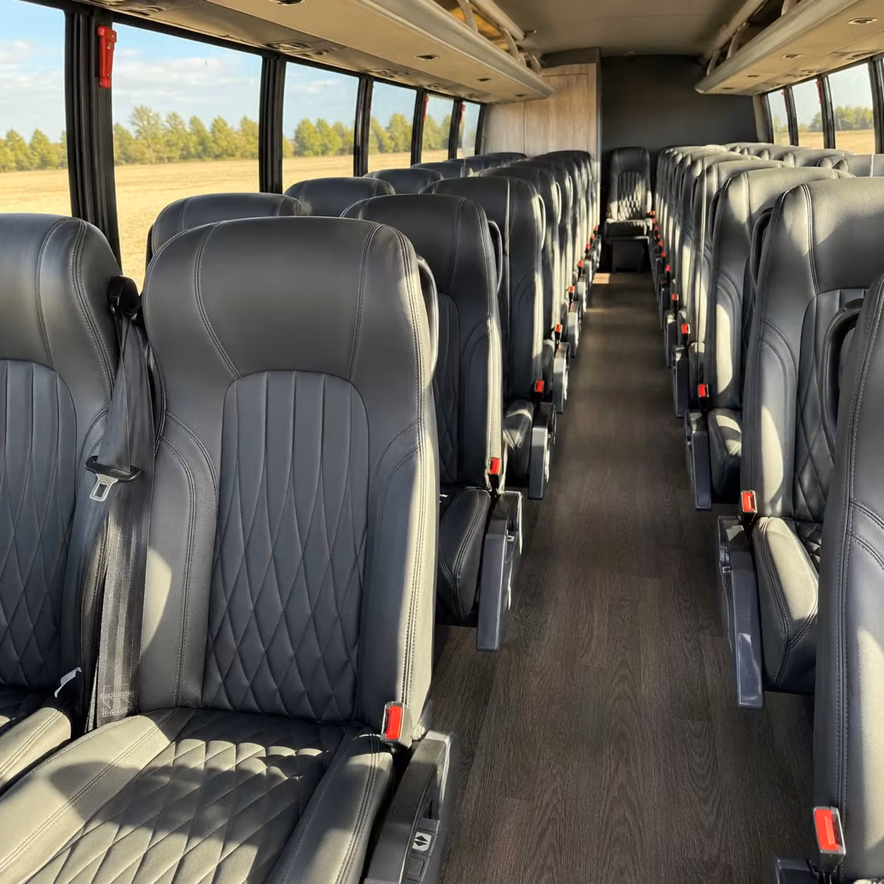 30 passenger minibus interior