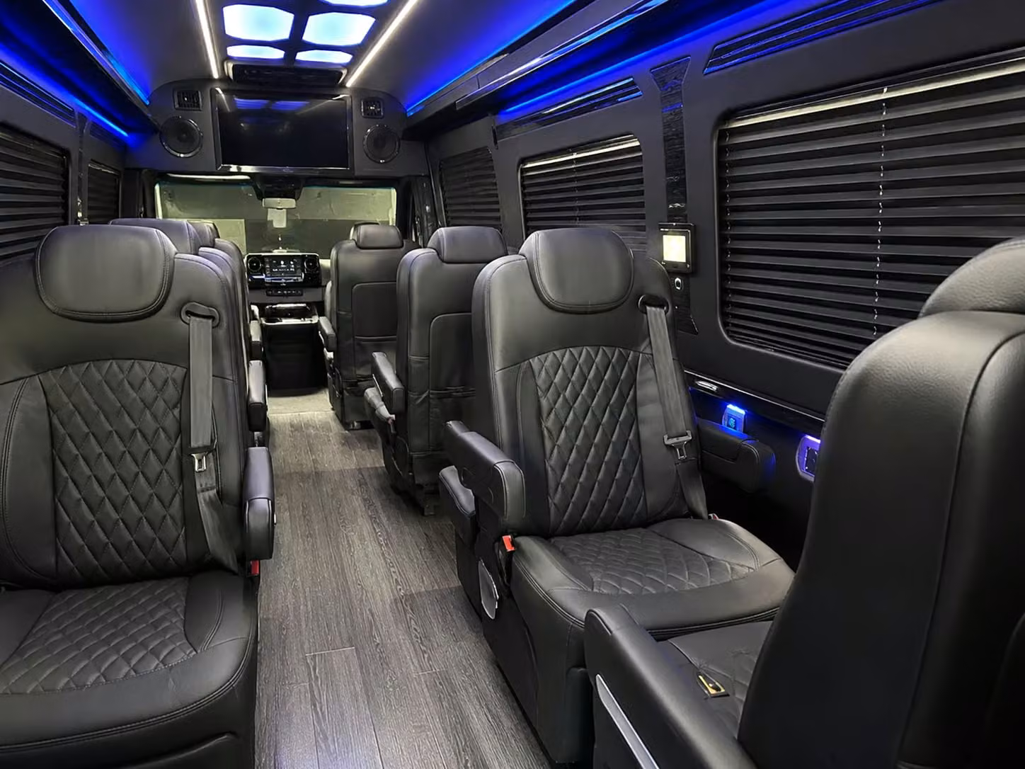 sprinter van with driver interior